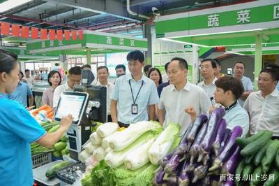 严朝君视察乐天城，强调保障蔬菜供应与稳定价格