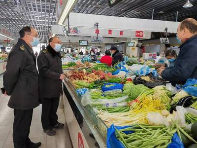 宿迁战疫纪实 城市静默保供忙，蔬菜经营稳民生